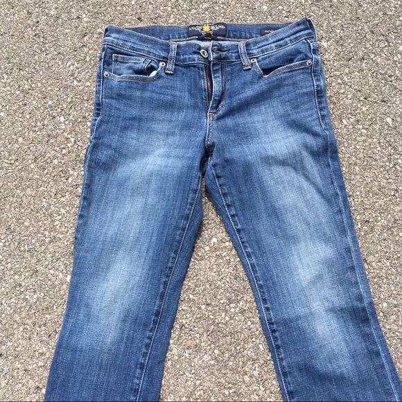 Lucky Brand Sweet Straight Leg Mid Rise Jeans - Picture 8 of 12